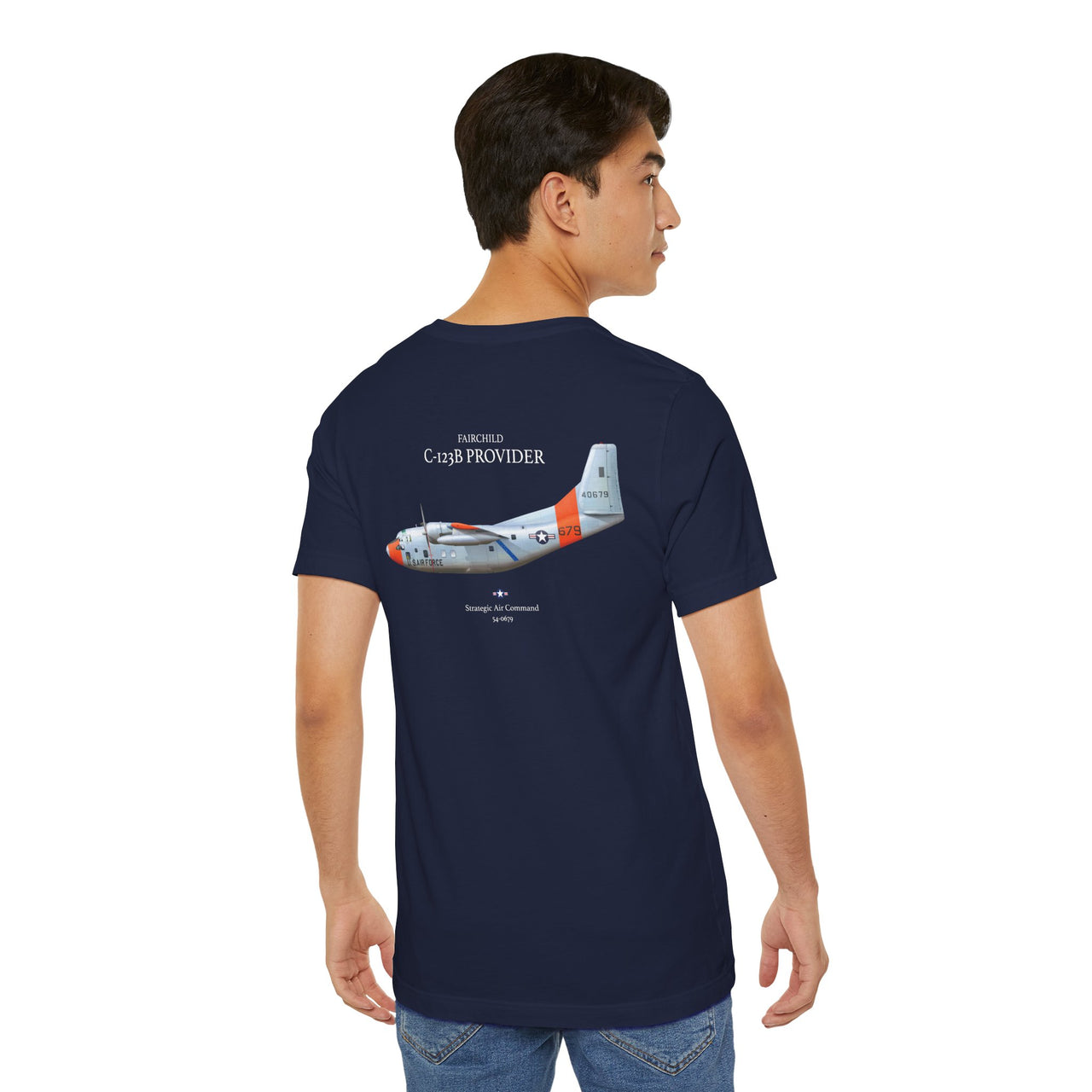 C-123B Provider - T-shirt printed on back