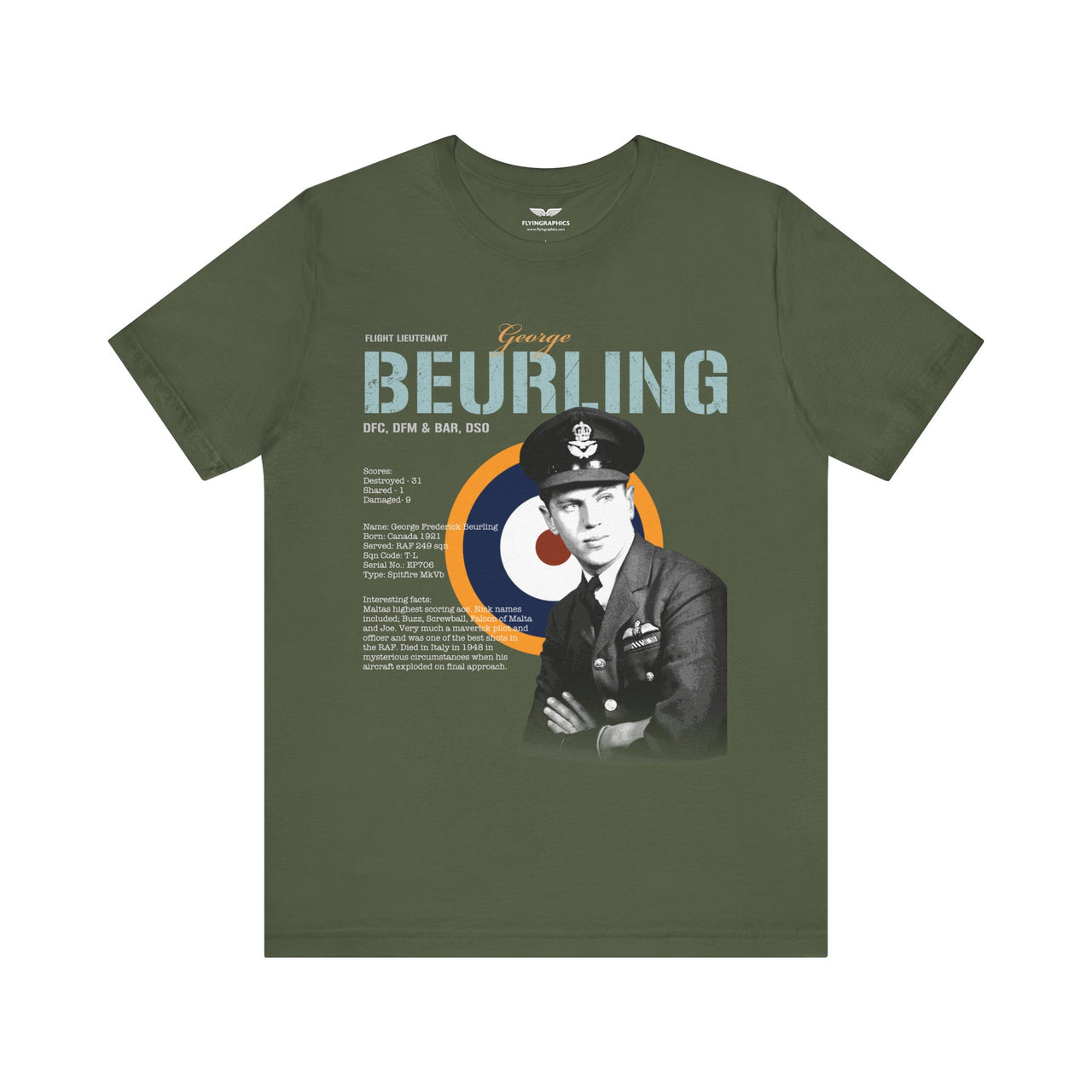 George Beurling - T-shirt