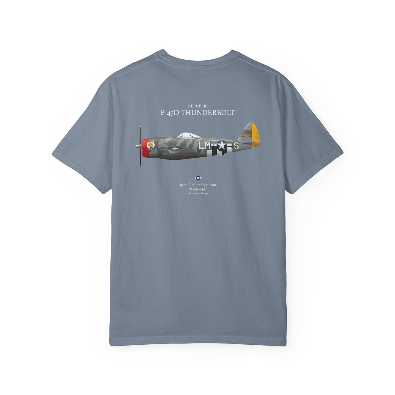 P-47D Thunderbolt - T-shirt printed on back