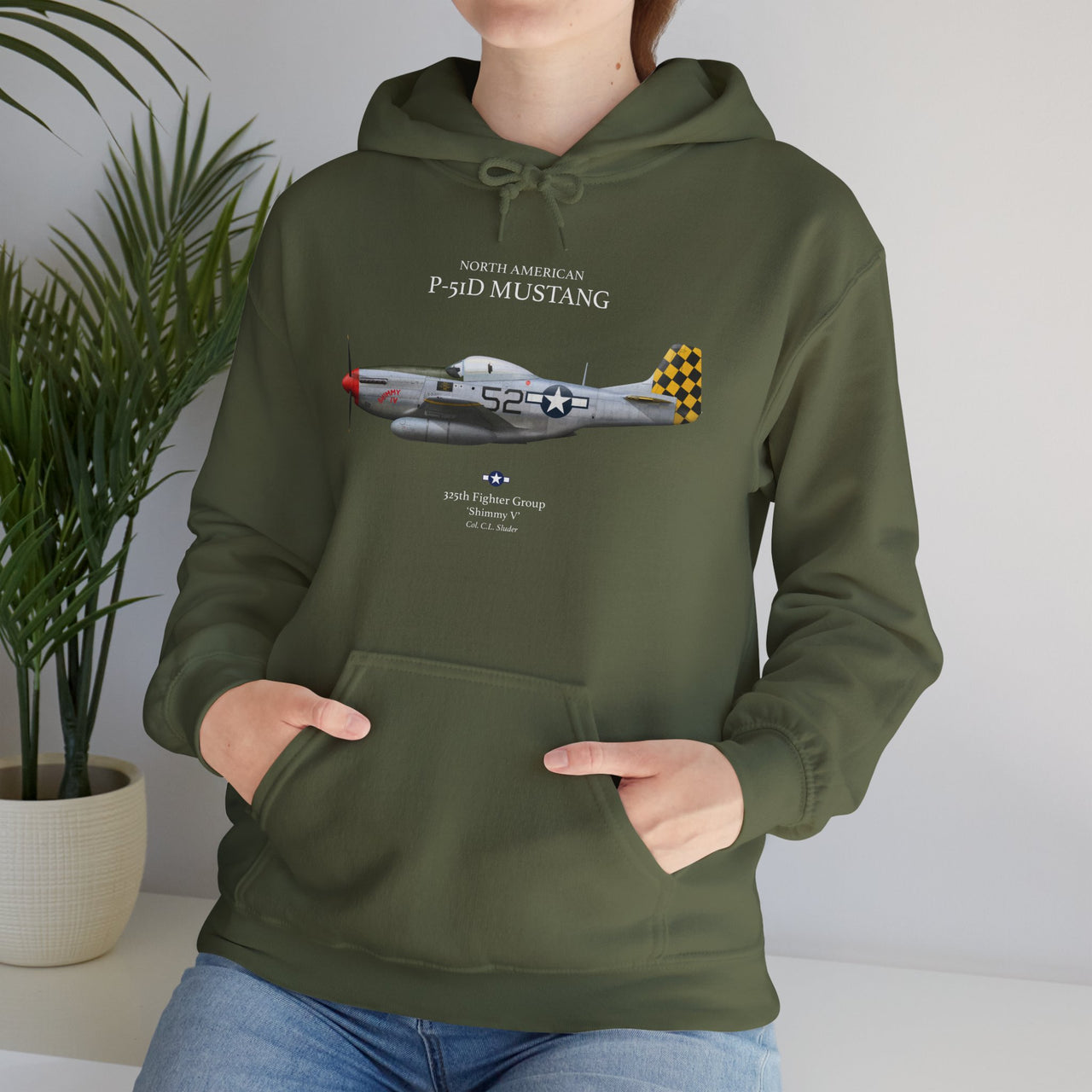 P-51D Mustang 'Shimmy V' - Hoodie