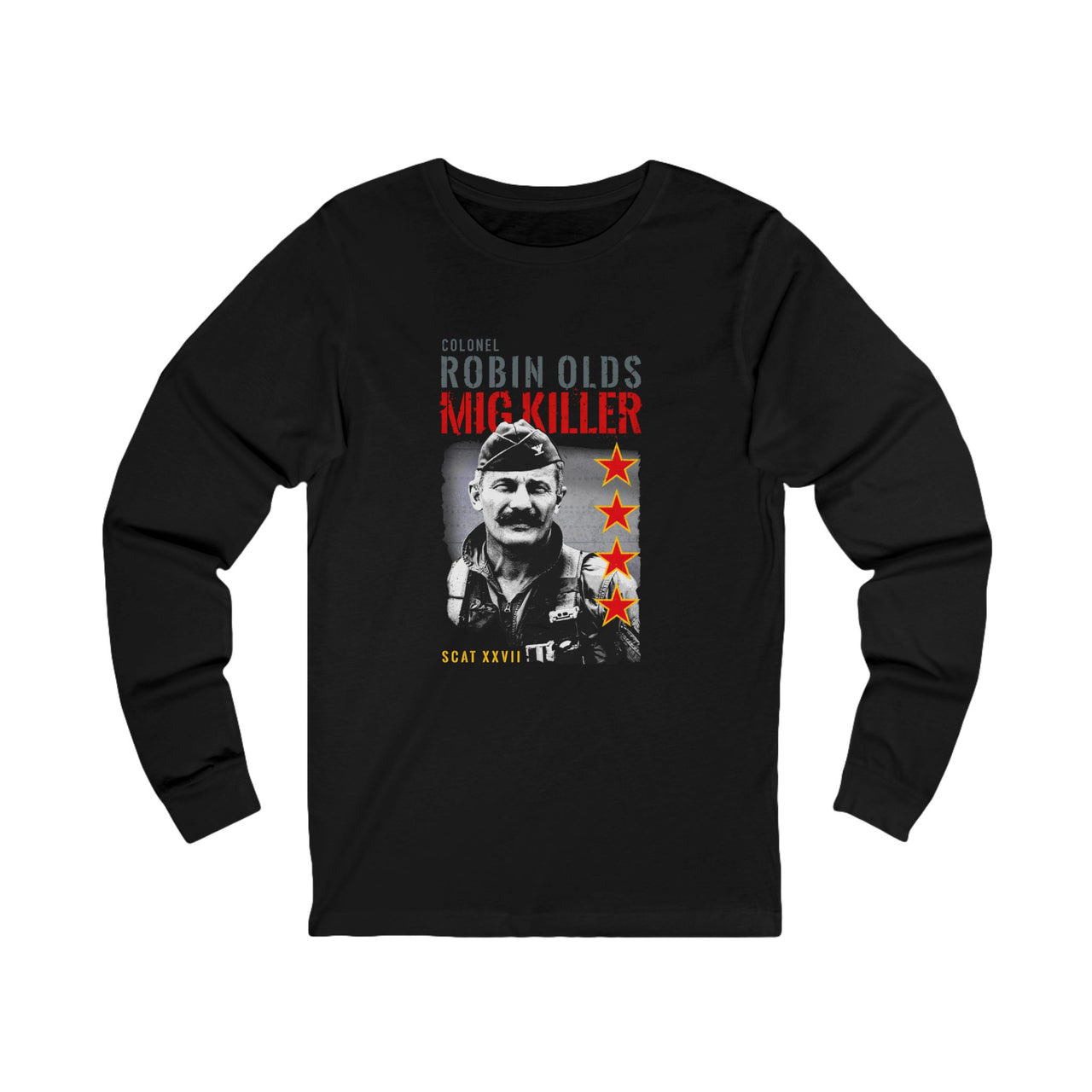 Robin Olds - MiG Killer - Long Sleeve Tee