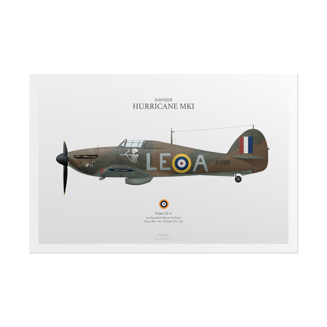 Hawker Hurricane MKI -  Rolled Poster