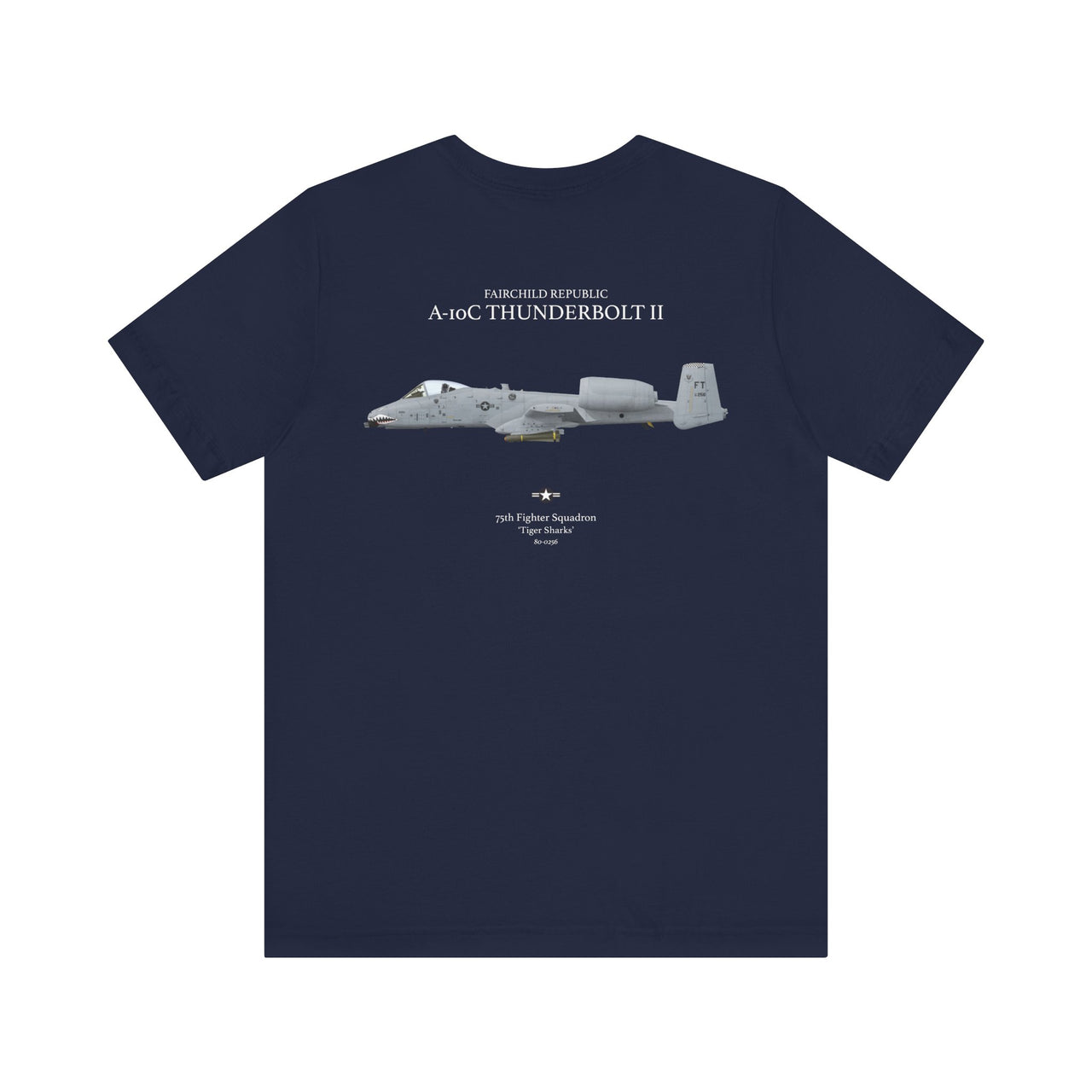 A-10C Thunderbolt II - T-shirt printed on back