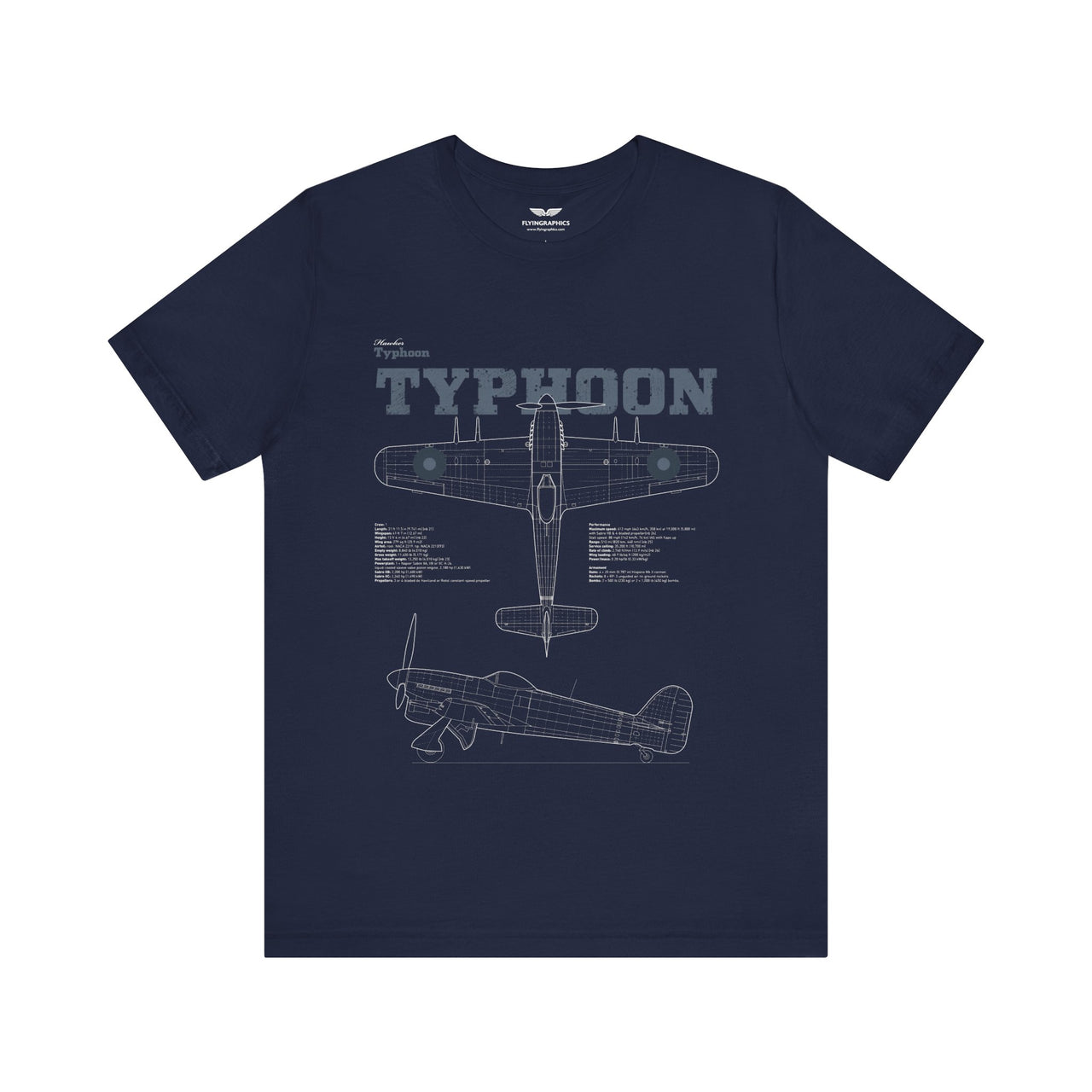 Hawker Typhoon  - T-shirt