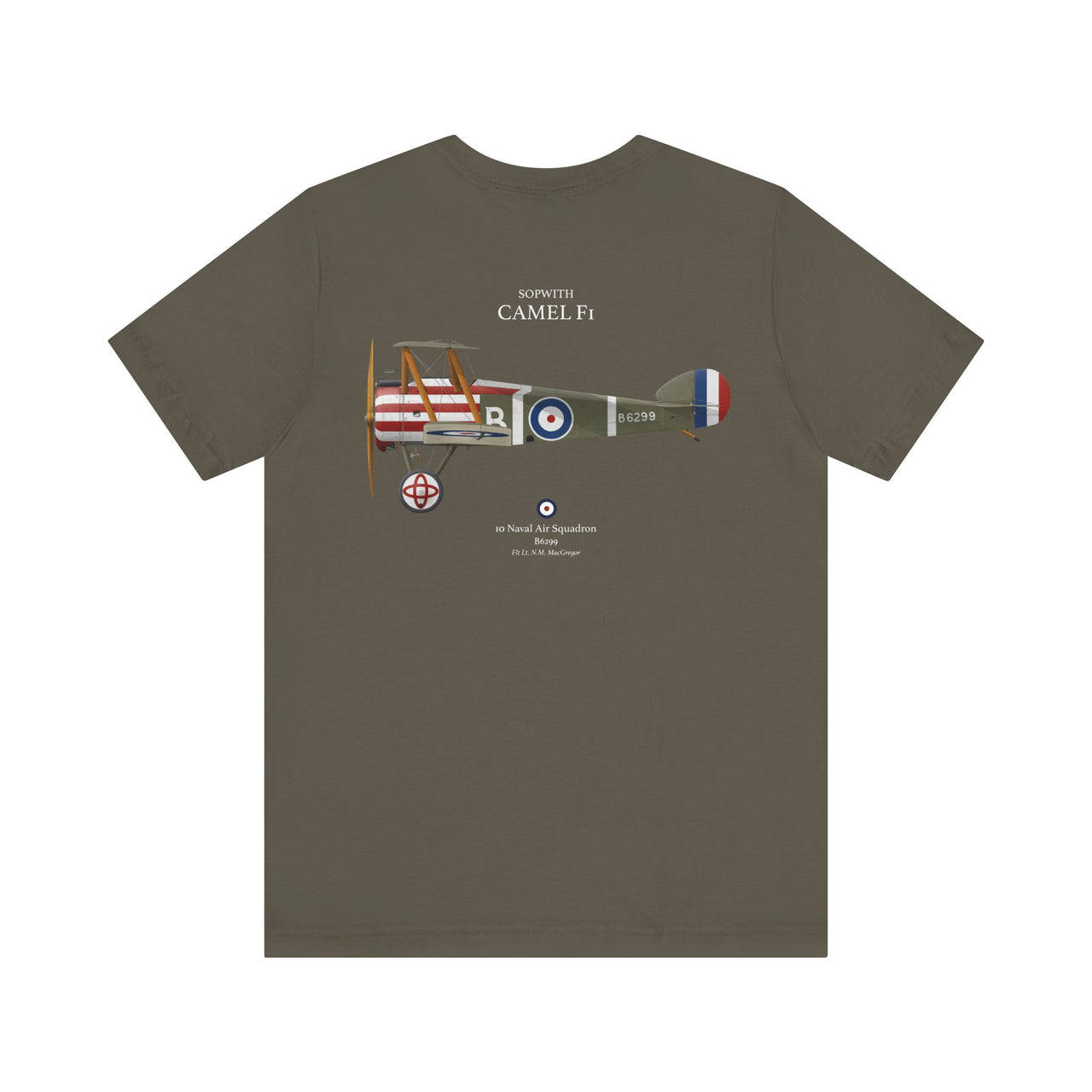 Sopwith Camel F1 - T-shirt printed on back