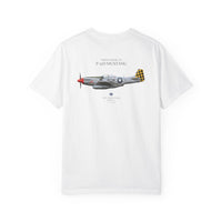 P-51D Mustang 'Shimmy V' - T-shirt printed on back