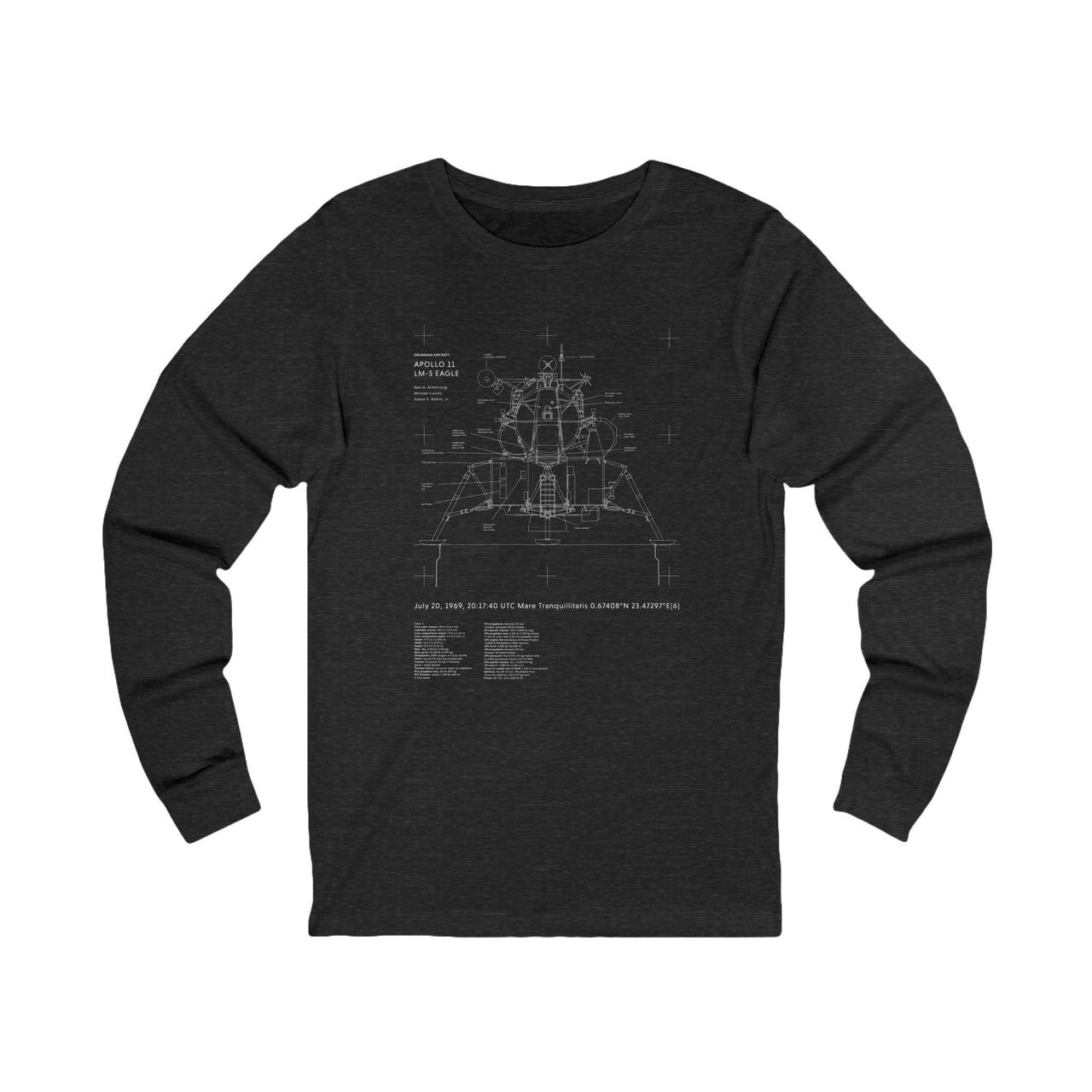 Apollo 11 Lunar Module - Long Sleeve Tee