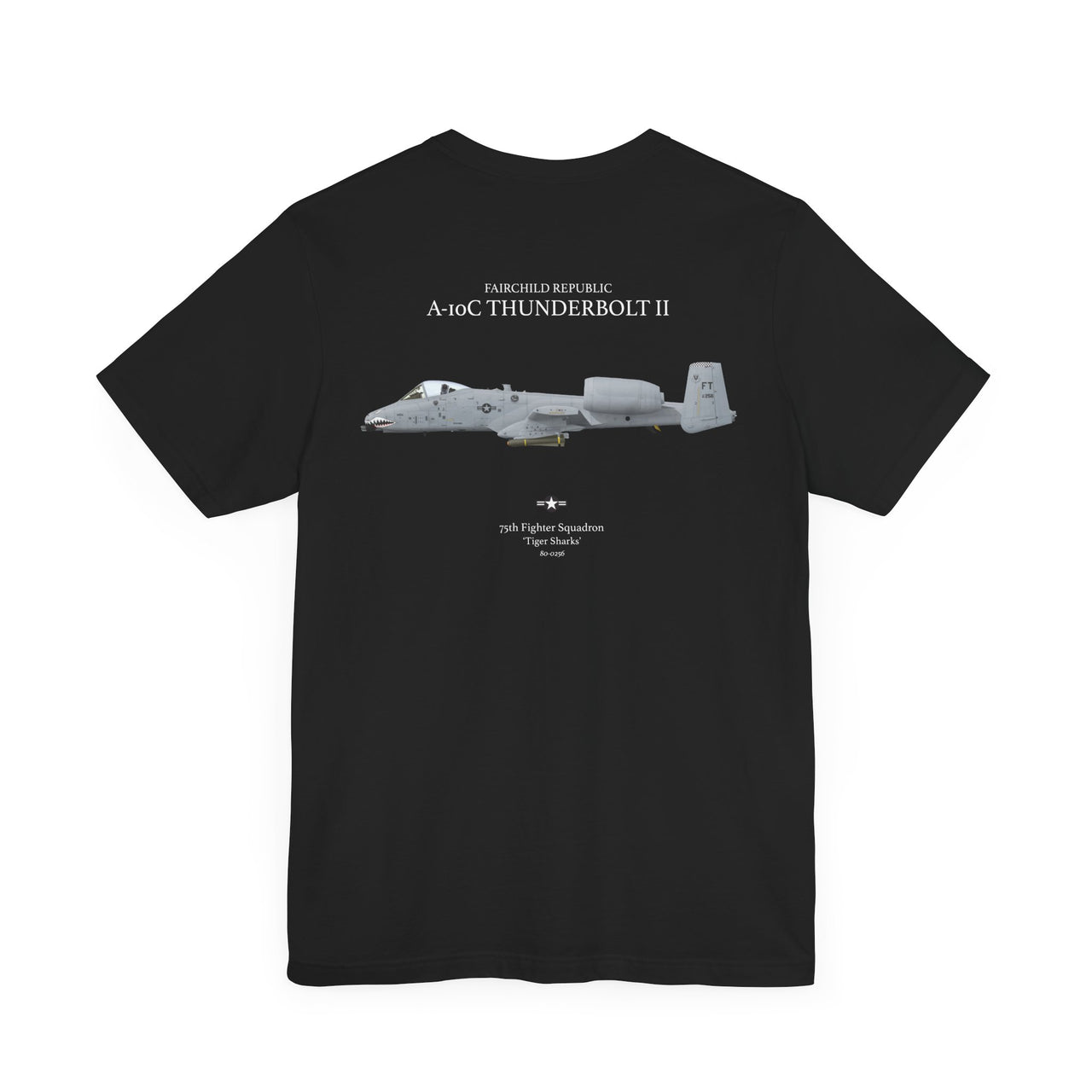 A-10C Thunderbolt II - T-shirt printed on back