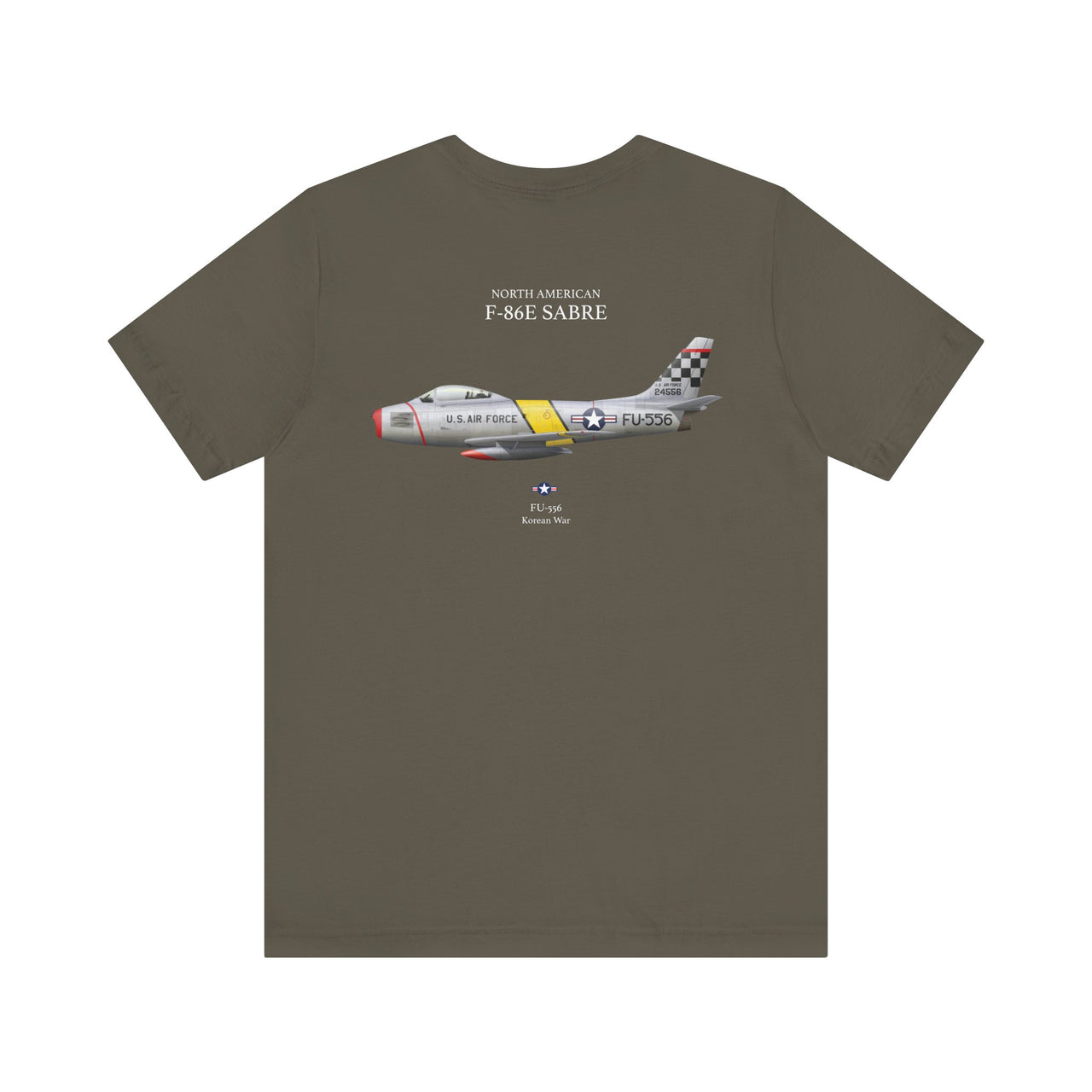 F-86E Sabre - T-shirt printed on back