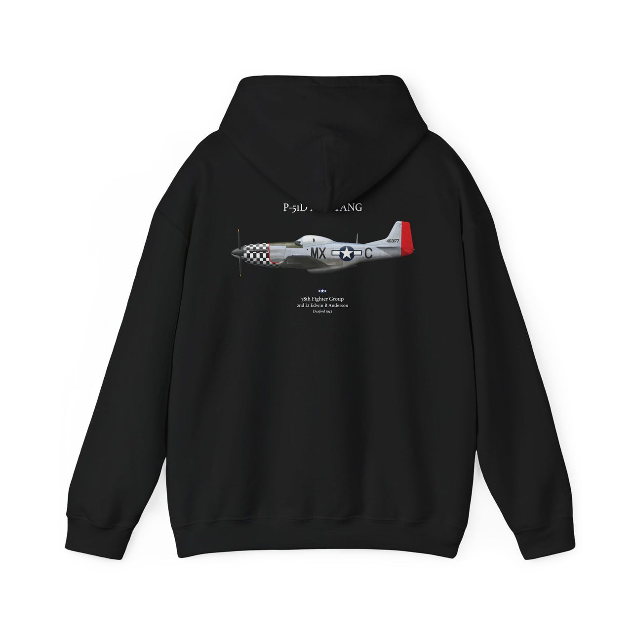 P-51D Mustang 78th FG - Hoodie printed on back