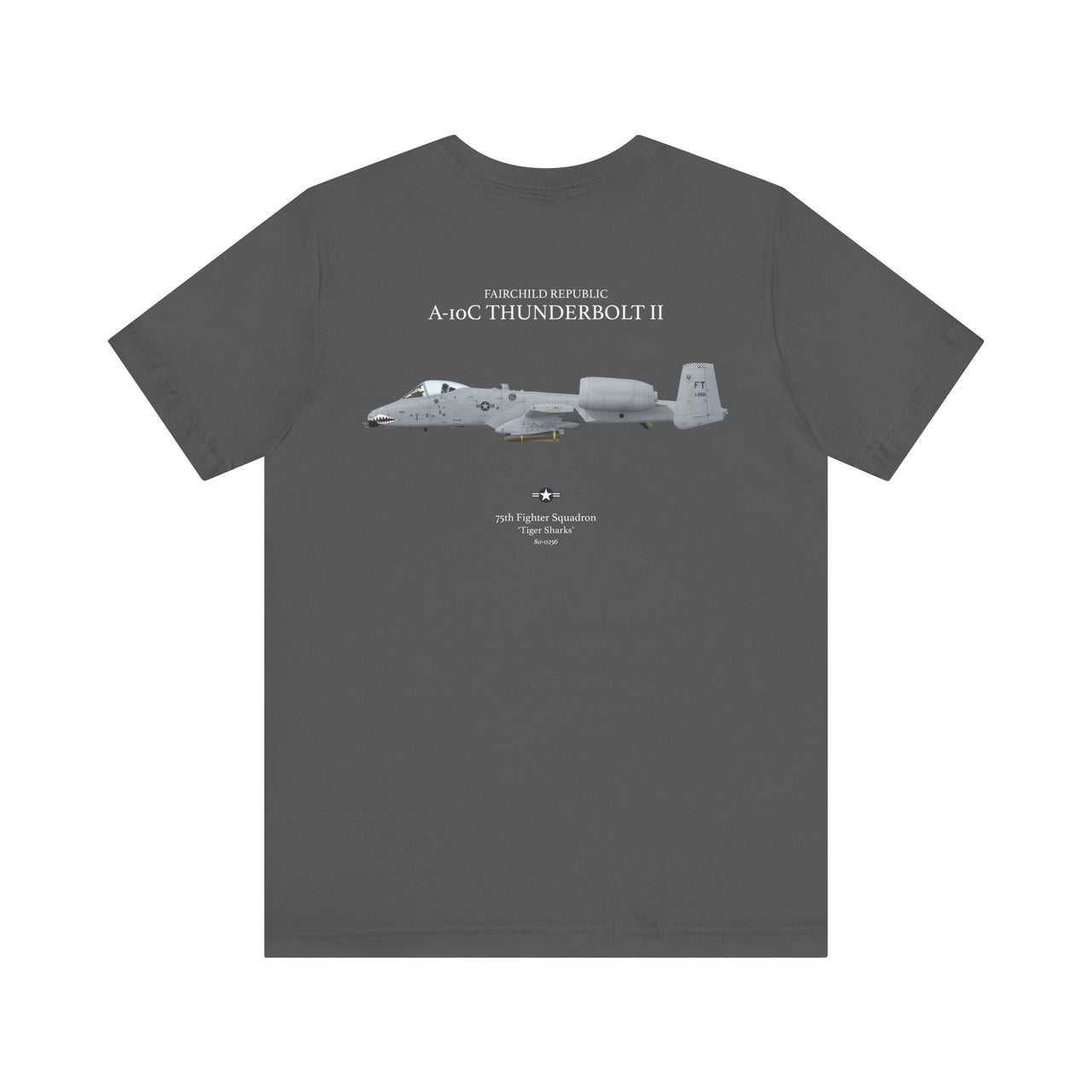 A-10C Thunderbolt II - T-shirt printed on back