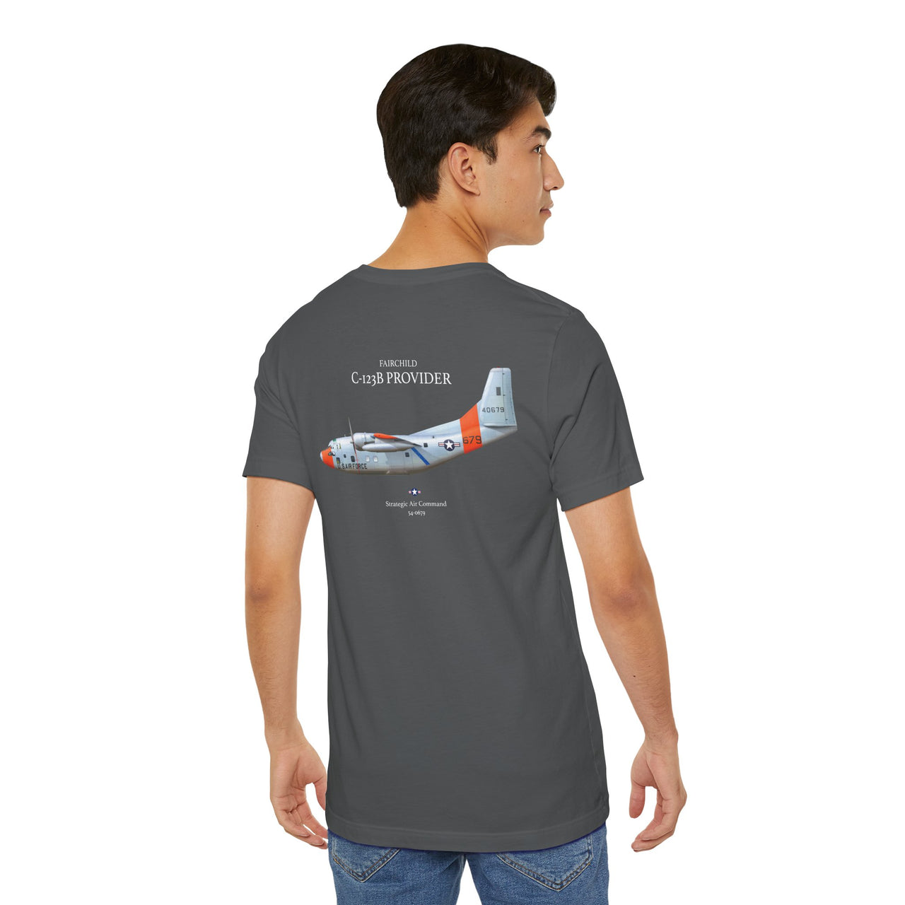 C-123B Provider - T-shirt printed on back