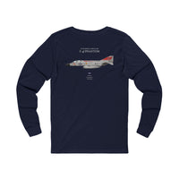Thumbnail for F-4J Phantom 'Tomcatters' - Long-Sleeve T-shirt printed on back