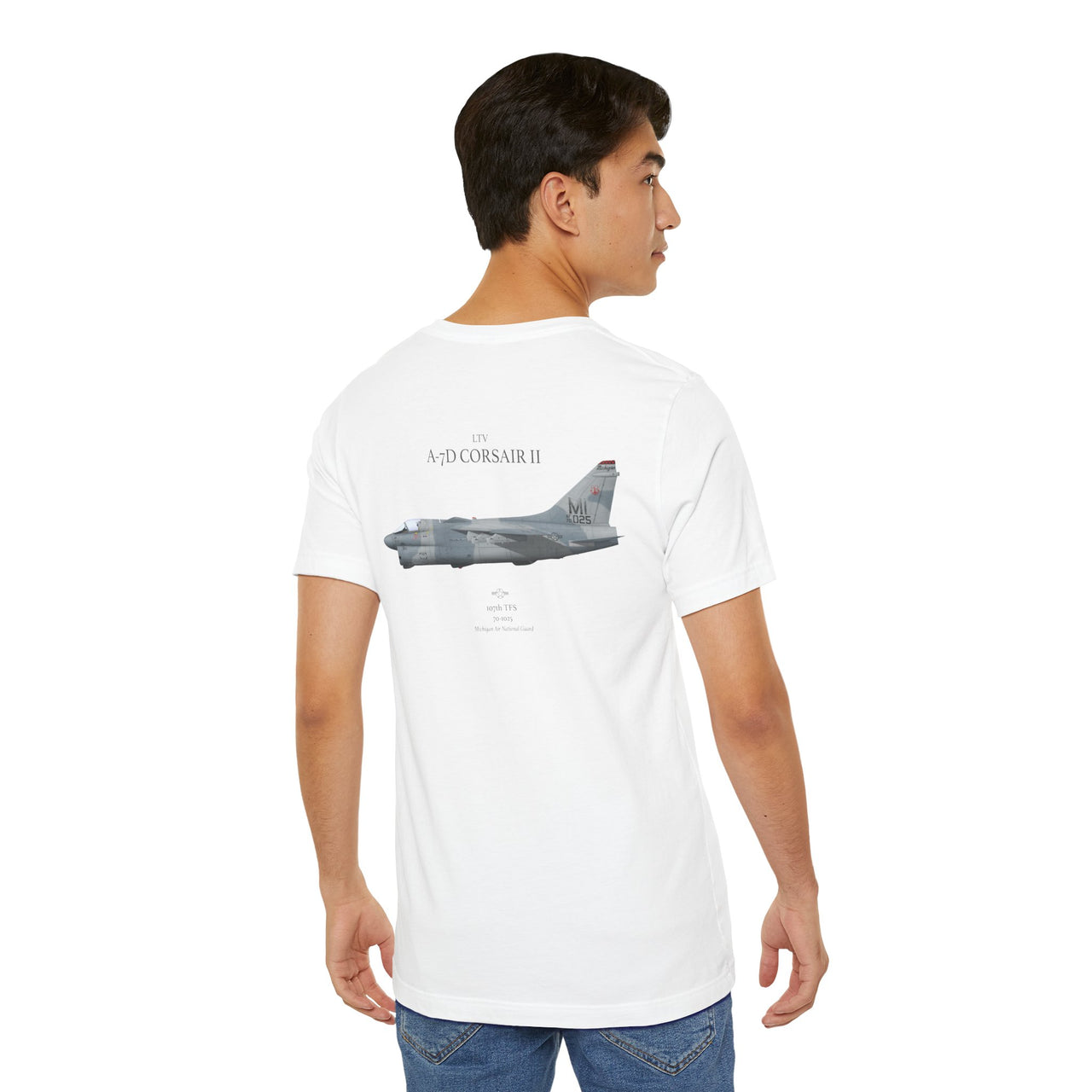 A-7D Corsair II - T-shirt printed on back