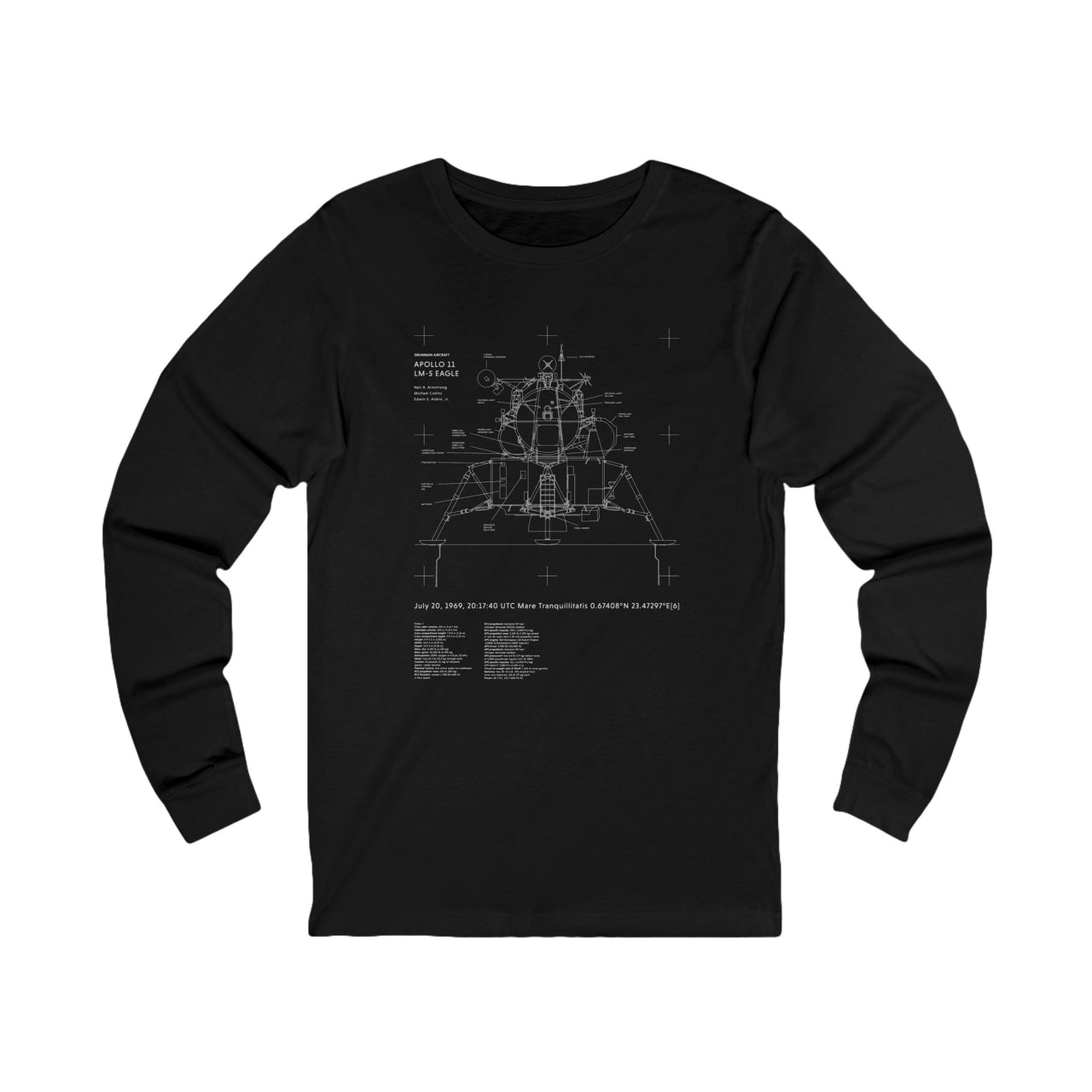 Apollo 11 Lunar Module - Long Sleeve Tee