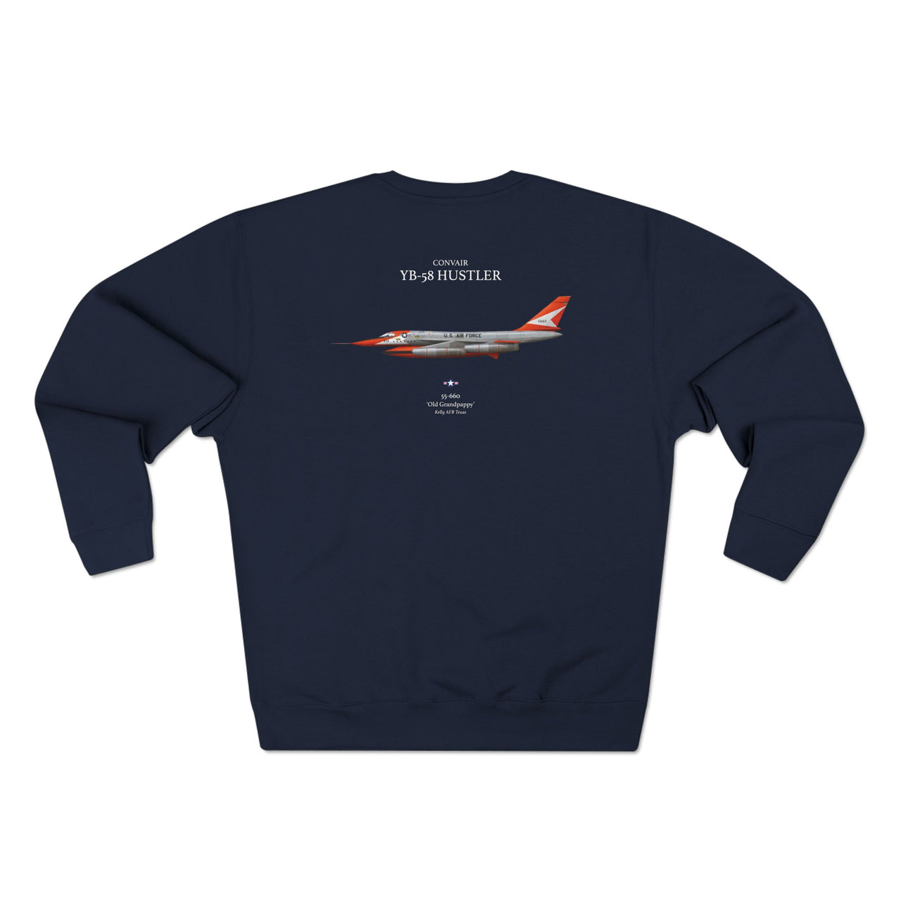 YB-58 Hustler - Sweat shirt printed on back