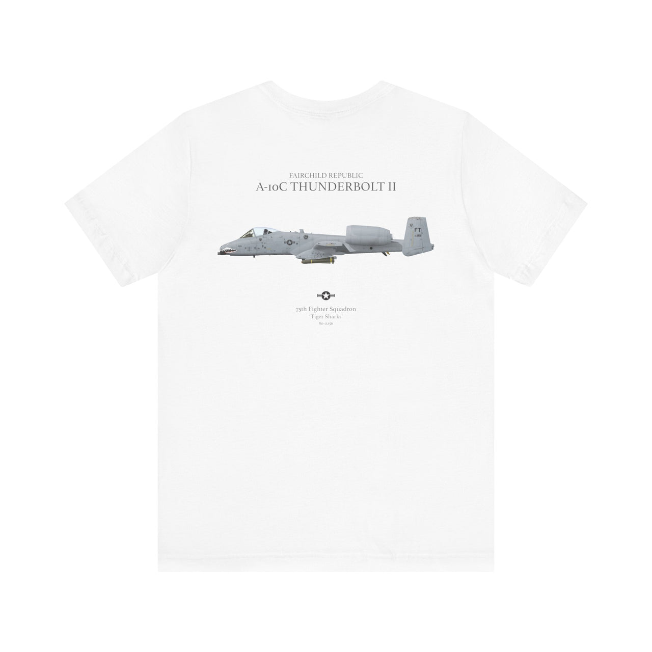 A-10C Thunderbolt II - T-shirt printed on back
