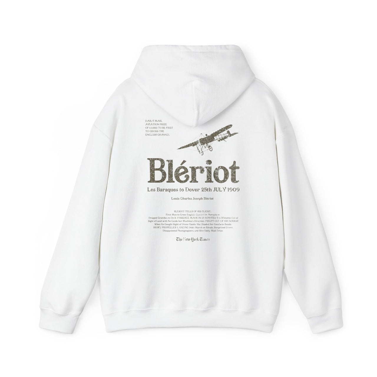 Blériot - Hoodie printed on back
