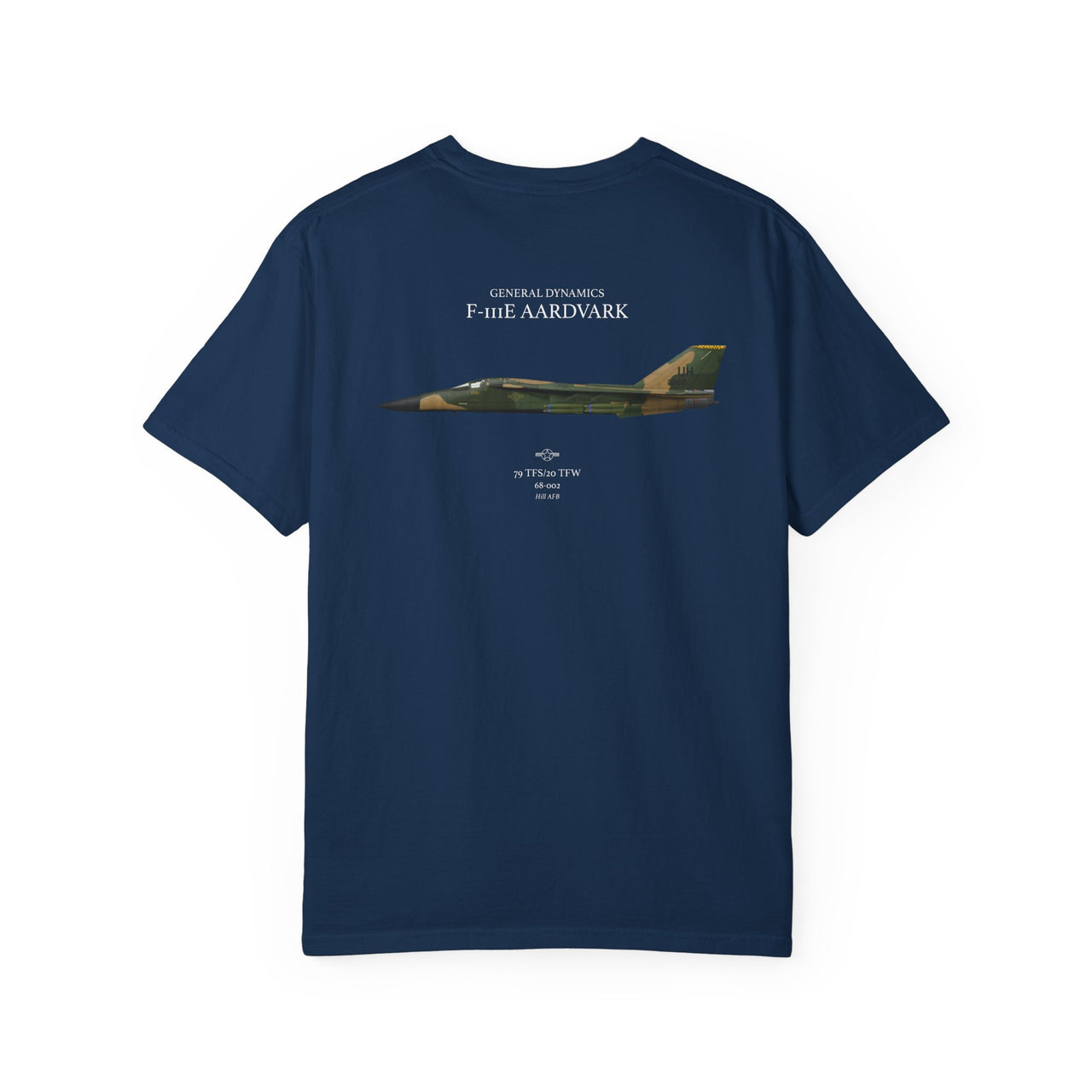 F-111E Aardvark - T-shirt printed on back