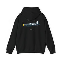 Thumbnail for F-4U-ID Corsair - Hoodie printed on back