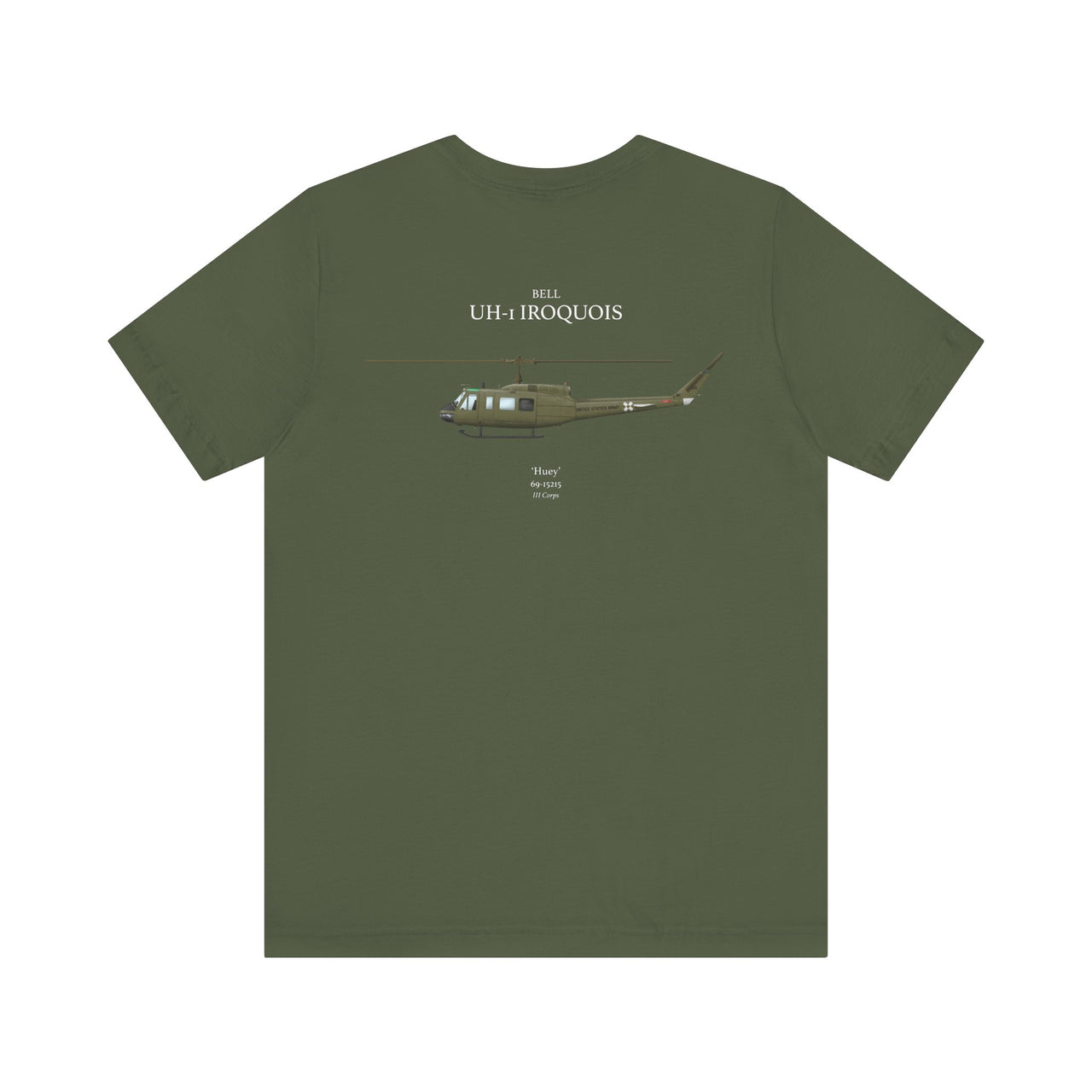 UH-1 Iroquois 'Huey' - T-shirt printed on back