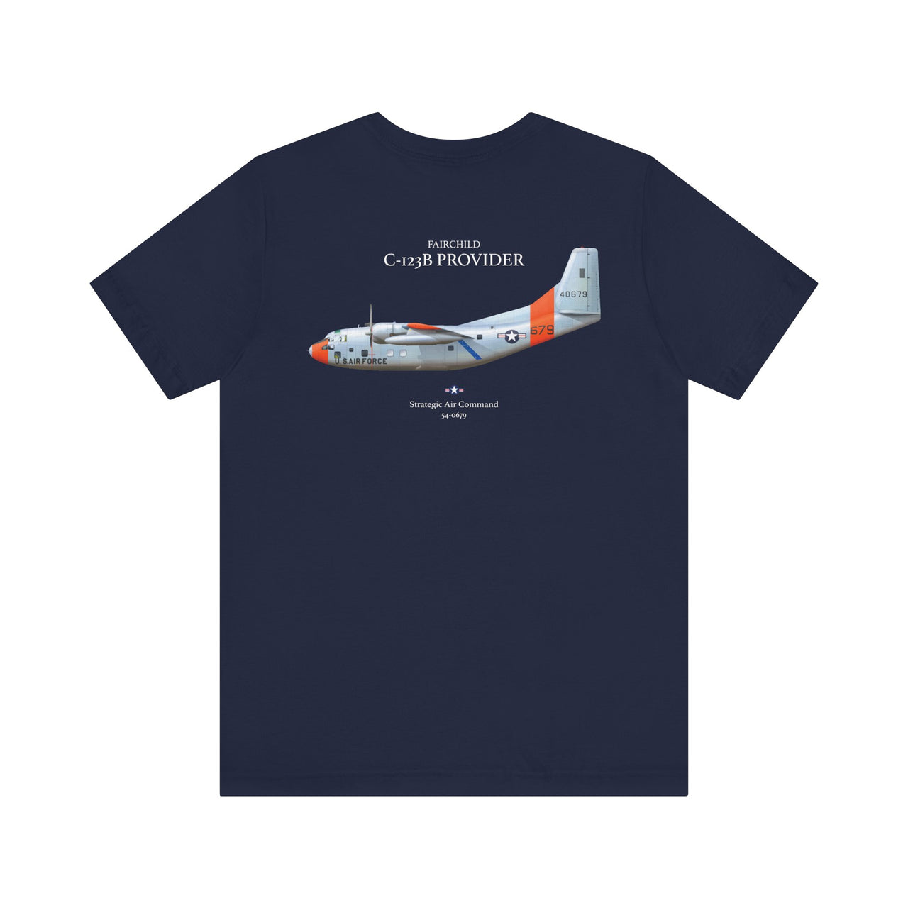 C-123B Provider - T-shirt printed on back