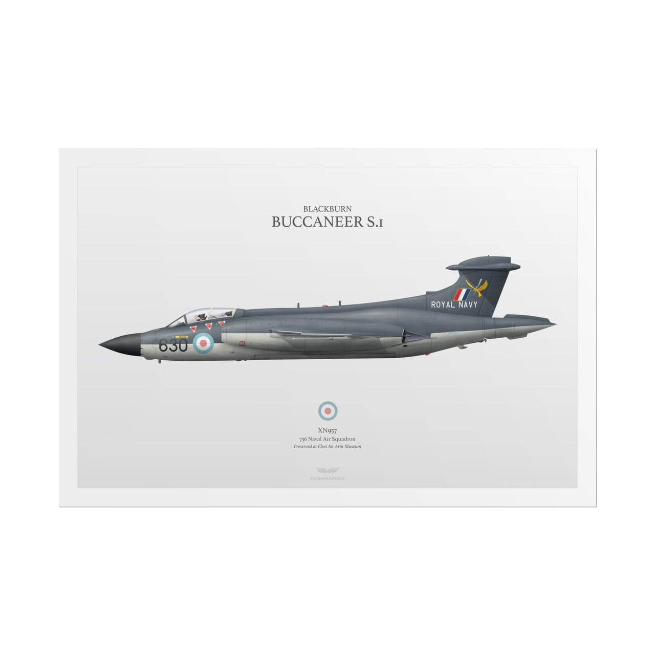 Blackburn Buccaneer S.1 -  Rolled Poster