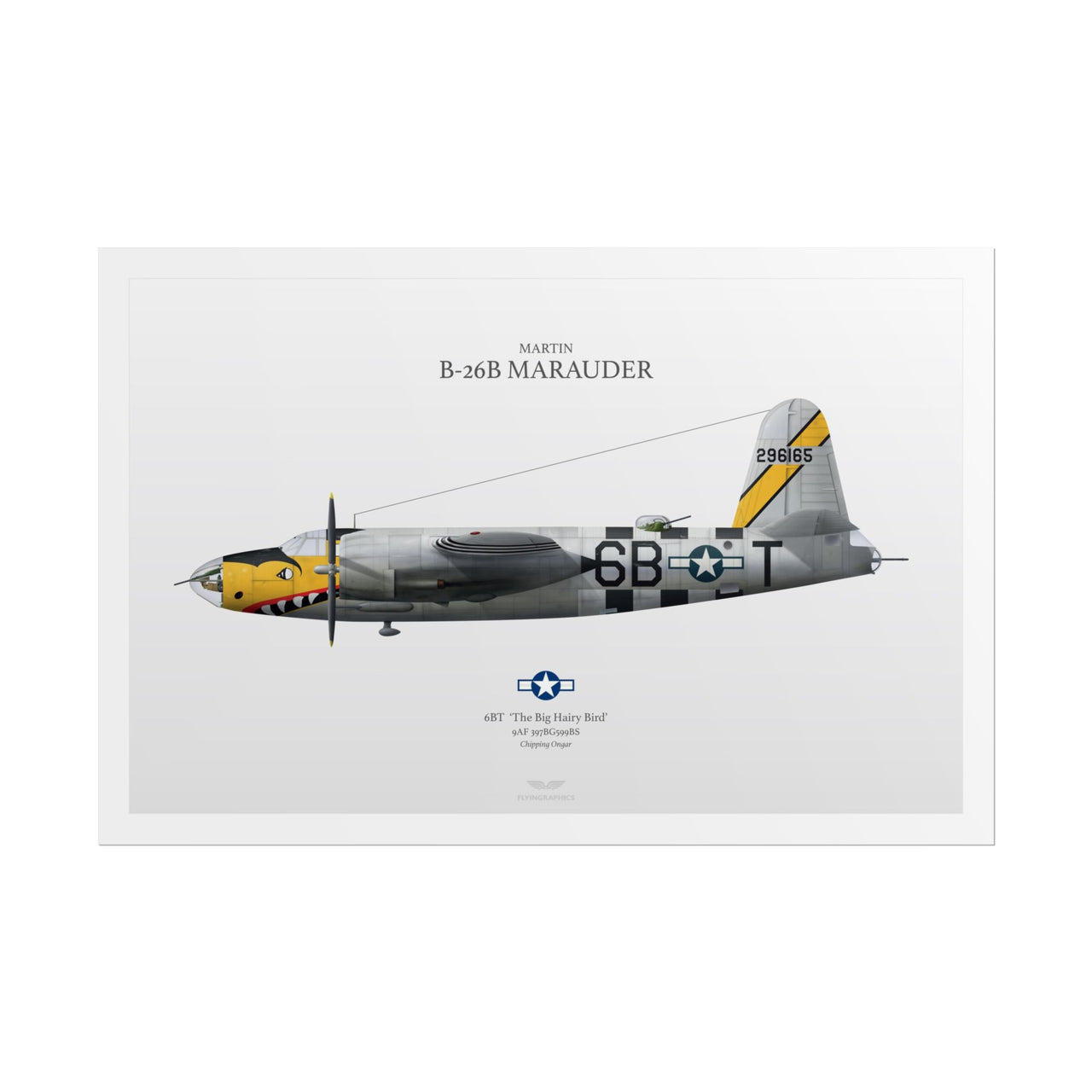 Martin B-26B Marauder -  Rolled Poster
