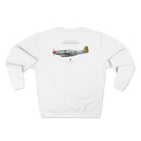 Thumbnail for P-51D Mustang 'Shimmy V' - Sweat shirt printed on back