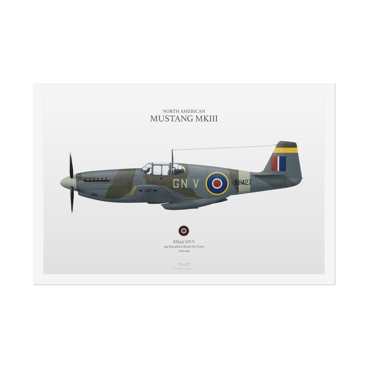 Mustang MKIII -  Rolled Poster