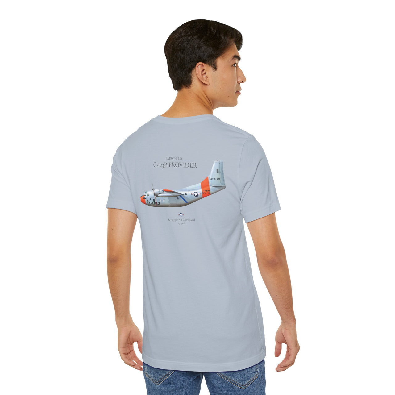 C-123B Provider - T-shirt printed on back