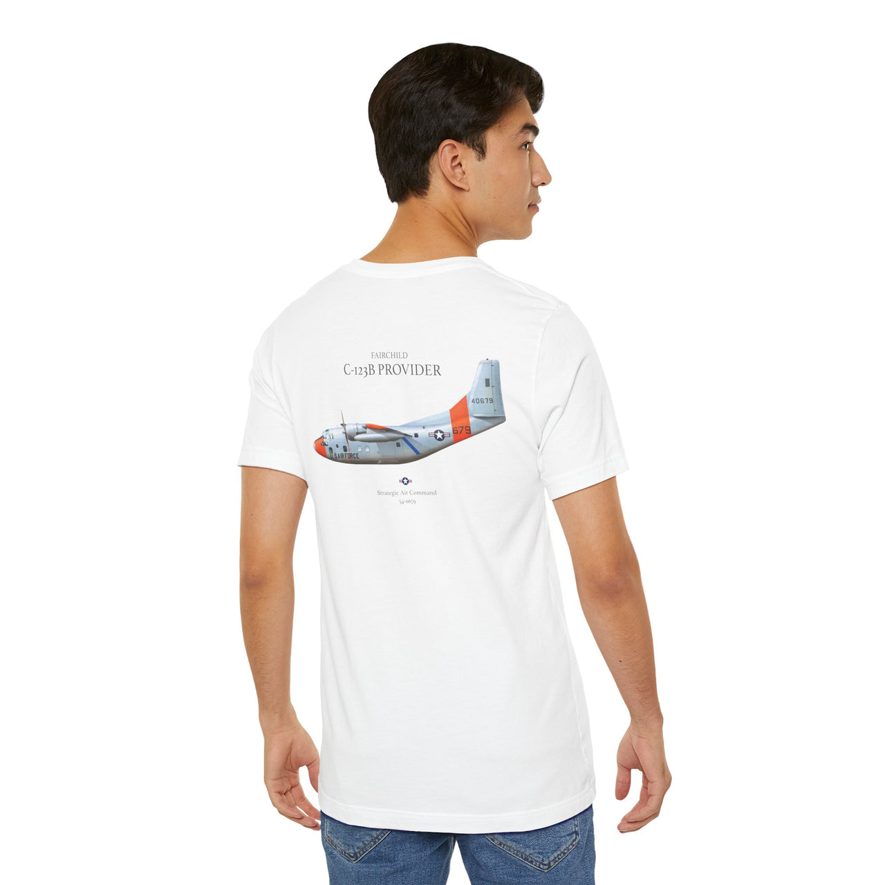 C-123B Provider - T-shirt printed on back