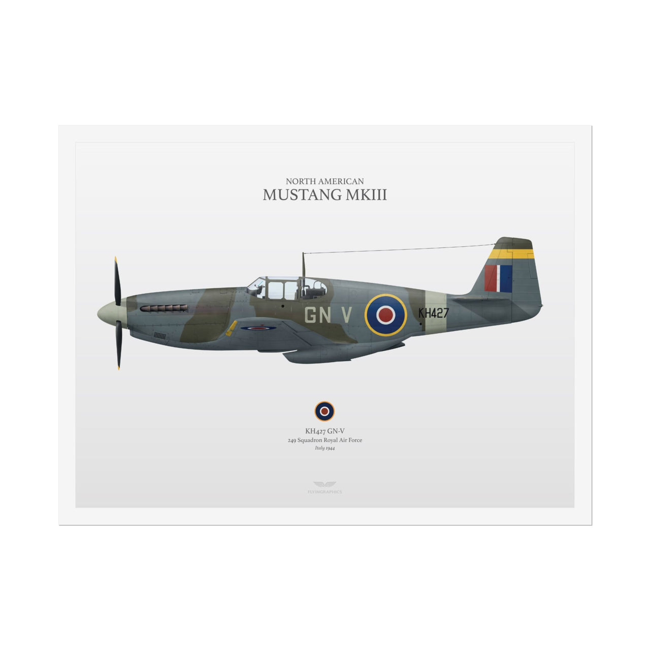 Mustang MKIII -  Rolled Poster