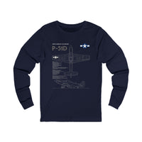 Thumbnail for P-51D Mustang - Long Sleeve Tee