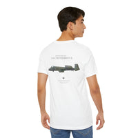 Thumbnail for A-10A Thunderbolt II - T-shirt printed on back