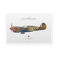 Thumbnail for P40E Kittyhawk MKIA -  Rolled Poster