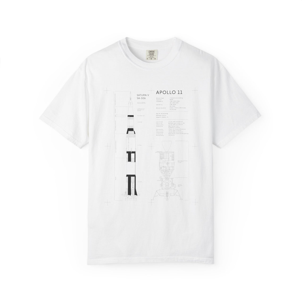 Apollo 11 Saturn V - T-shirt