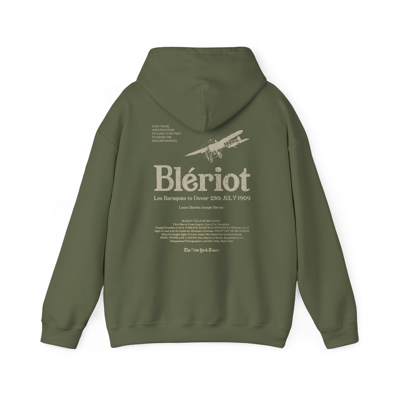Blériot - Hoodie printed on back