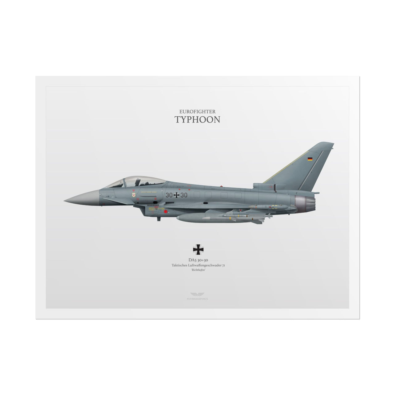 Eurofighter Typhoon Richthofen -  Rolled Poster