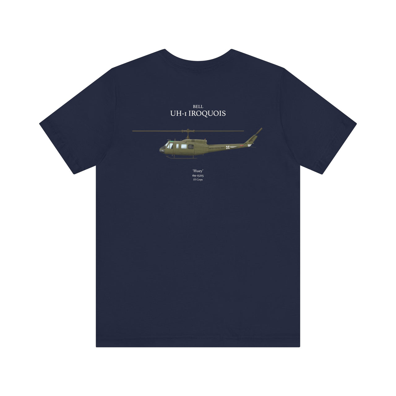 UH-1 Iroquois 'Huey' - T-shirt printed on back