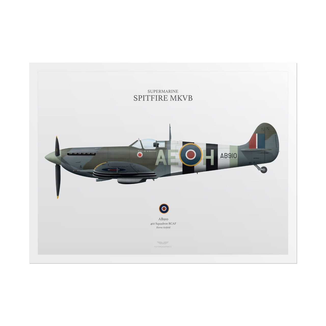 Spitfire MKVB -  Rolled Poster