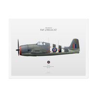 Grumman F6F-3 Hellcat -  Rolled Poster