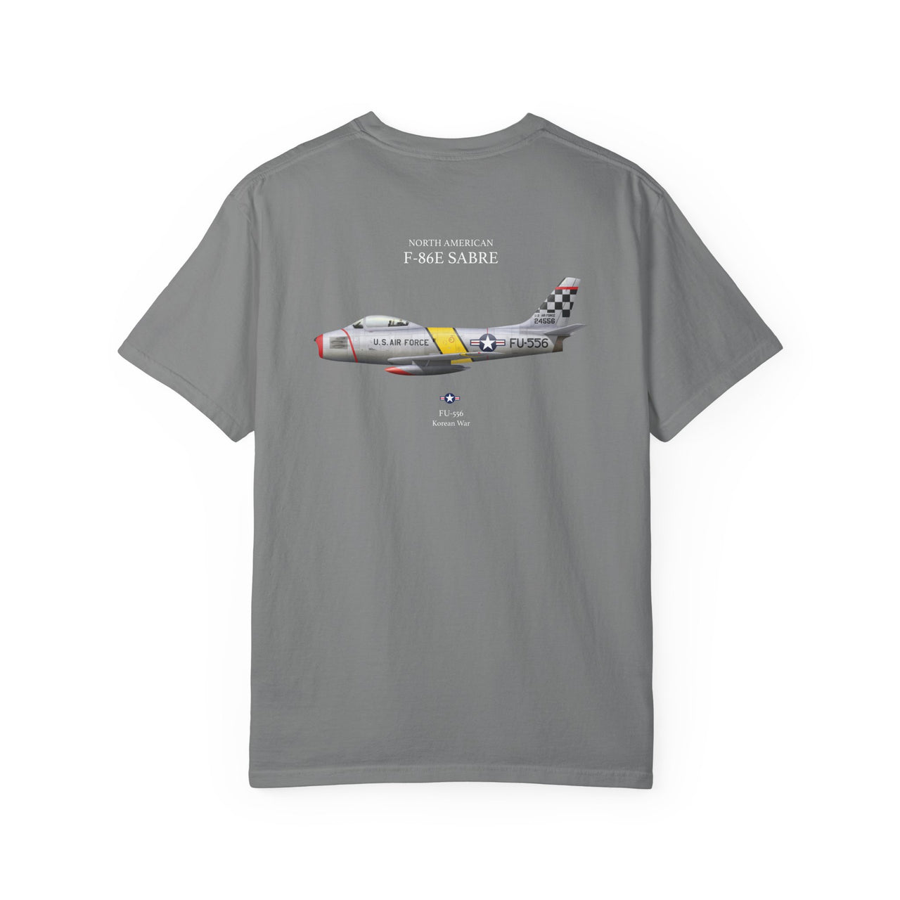 F-86E Sabre - T-shirt printed on back