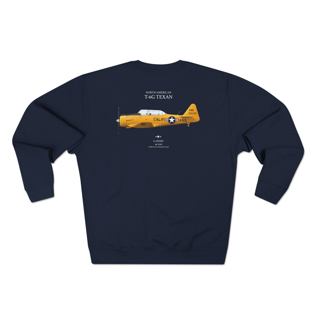 T-6G Texan - Sweat shirt printed on back