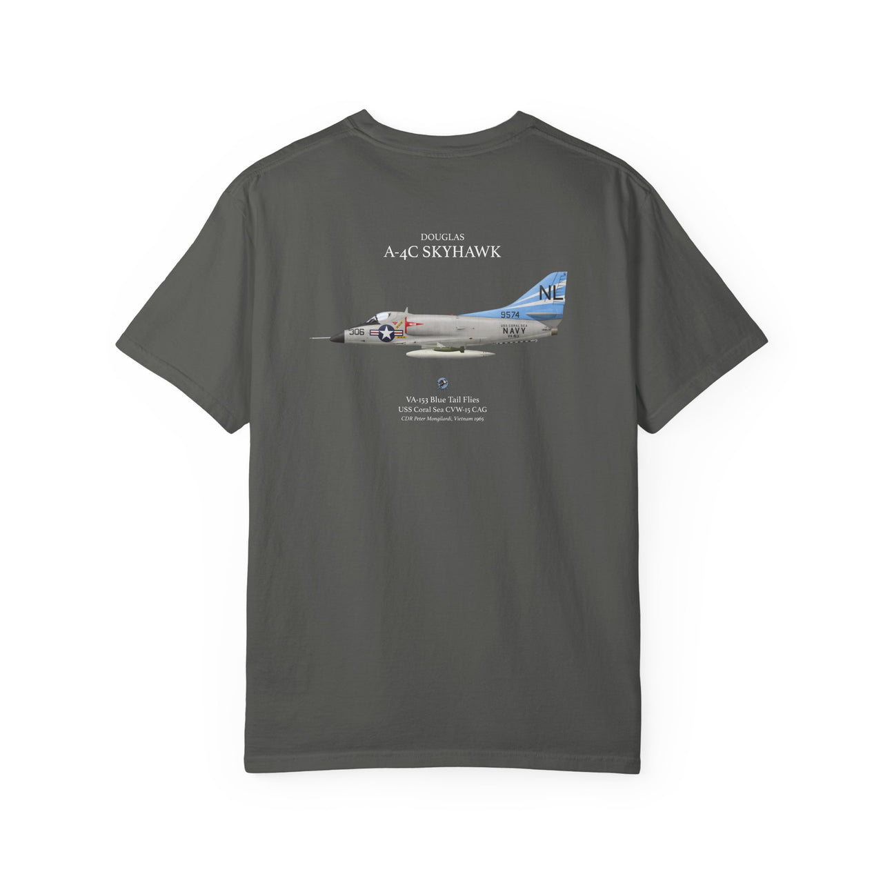 A-4C Skyhawk - T-shirt printed on back