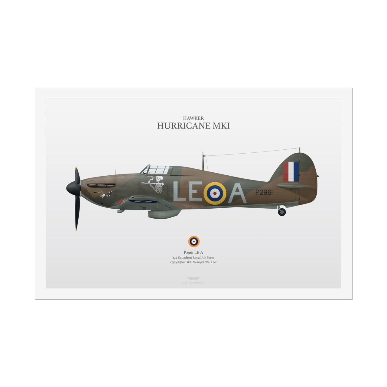 Hawker Hurricane MKI -  Rolled Poster