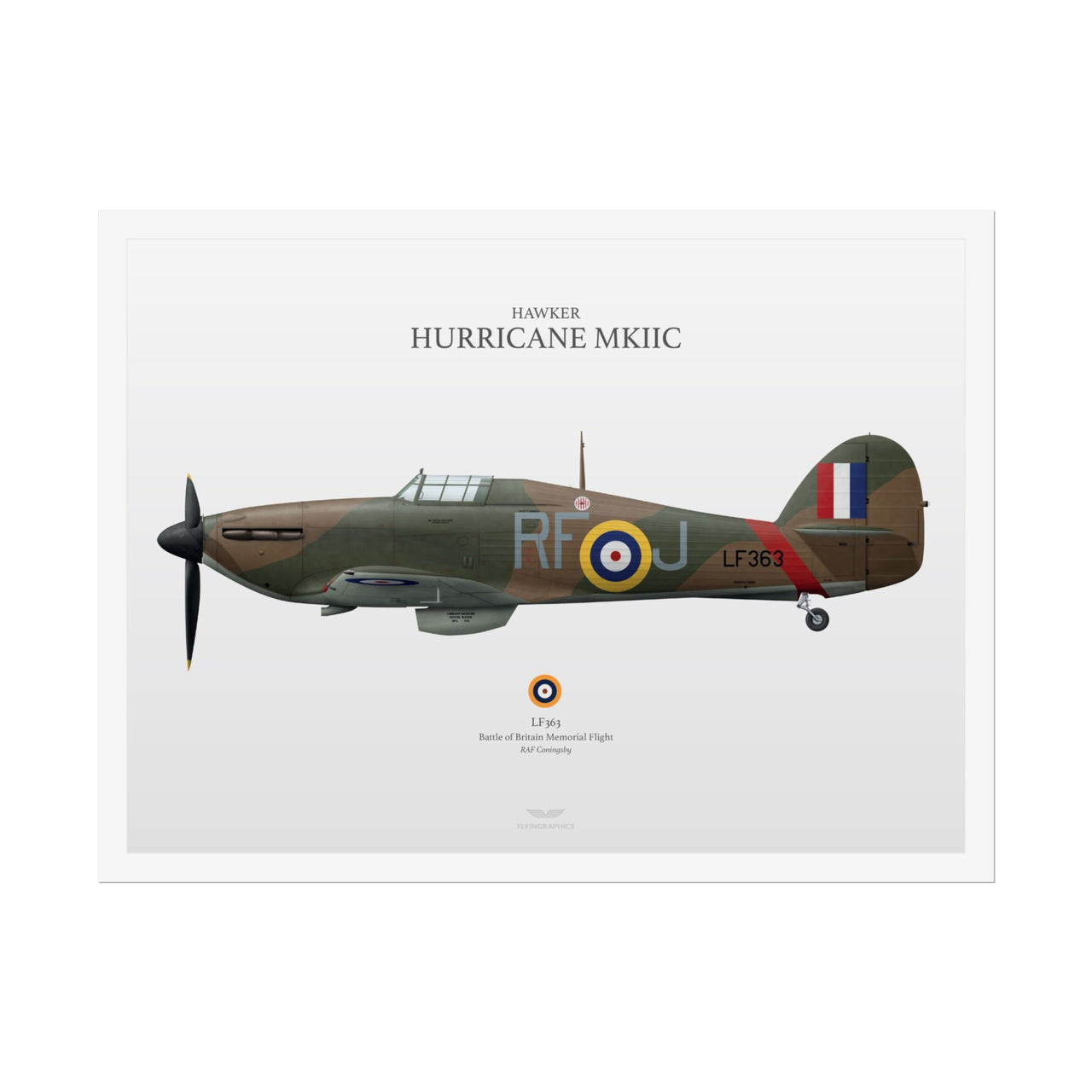 Hawker Hurricane MKIIC -  Rolled Poster
