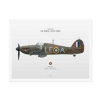 Hawker Hurricane MKI -  Rolled Poster