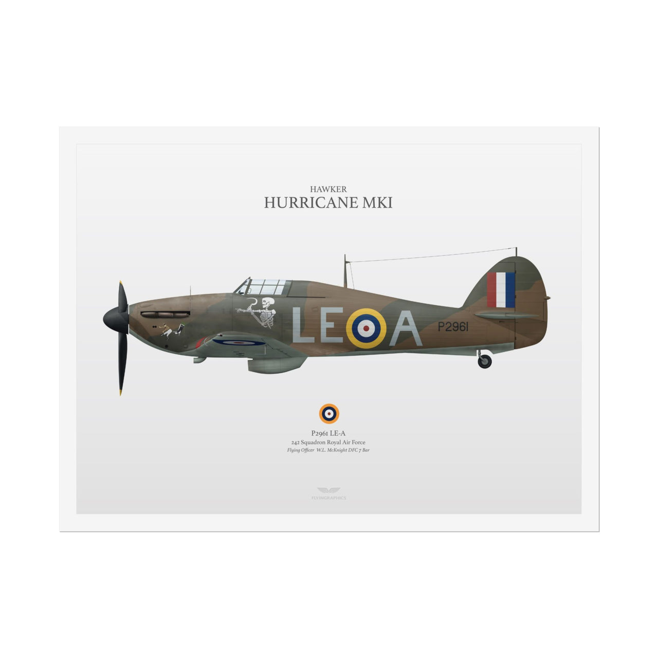 Hawker Hurricane MKI -  Rolled Poster