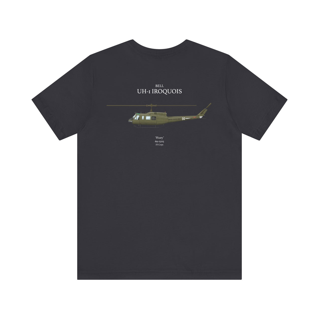 UH-1 Iroquois 'Huey' - T-shirt printed on back